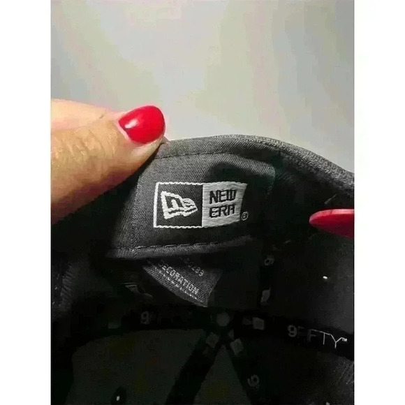 Mitchell & Ness Brooklyn Nets 9FIFTY Snapback Hat Gray Adjustable Unisex - Picture 7 of 11